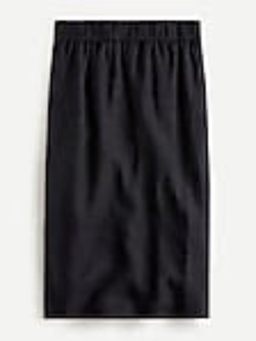 J Crew Black Linen Pull On Skirt -- never worn